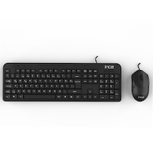 Inca IMK-375T Kablolu Q Klavye Mouse Set Siyah