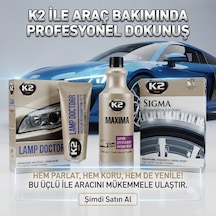 K2 Pro Araç Bakım Ve Koruma Üçlü Set Far Parlatıcı Islak Cila Lastik Parlatıcı