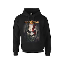 God Of War 2 Siyah Erkek Fermuarsız Kapşonlu
