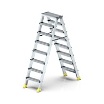 Narvon 8+8 Basamaklı Lüx Çift Çıkışlı Alüminyum Merdiven