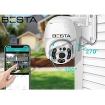 2 Mp Dış Mekan Wireless Kablosuz Ptz Güvenlik Kamerası Kd-1701