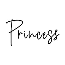 Princess - Araç, Oto, Laptop, Duvar Uyumlu Kaliteli Kaliteli Sticker 10 5 Cm