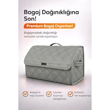 Bagaj Çantası Oto Bagaj Organizer Çift Kat Deri Su Geçirmez Kaymaz Katlanır Araç Düzenleyici - Dcy9 Stiloto