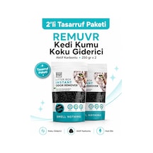 Kedi Kumu Koku Giderici Premium 250 Gr X 2 Adet Tasarruf Paketi Aktif Karbonlu Kedi Kumu Koku Önleyici Koku Giderici