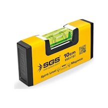 Sgs1707 Alüminyum Mıknatıslı Mini Su Terazisi 10cm 10