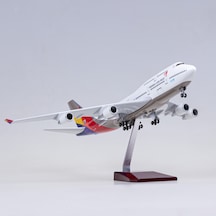 Asiana Air B747 Yolcu Uçağı Model Uçak 1/160 Ölçek 47cm