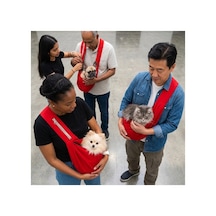 Kedi Ve Köpek İçin Crossbody Pet Sling Taşıma / Seyahat Ana Kucağı Çantası