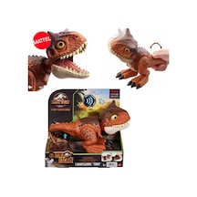 Hby85- Jurassic Dünya Hayvan Figürleri Kampı Kretase Dino Kaçış Carnotaurus Toro Rakamlar Ses Oyuncaklar Boys