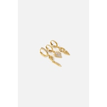Tılsım Set Küpe Gold