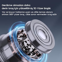 Şarjlı Taşınabilir Mini Sakal Ve Yanak Tıraş Makinesi