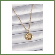 Bezos 316l Çelik Gold Renk Zincir Gold Model Kadın Kolye Hb006