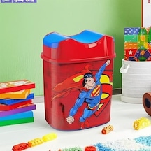 Lisanslı 5.5 Litre Hazneli Çocuk Odası Çöp Kovası Açık Kahverengi