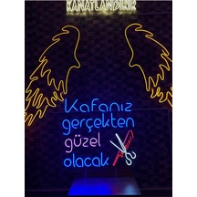 Kafanız Gerçekten Güzel Olacak Yazılı Neon Tabela Pembe