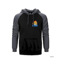 Suning Gri Renk Reglan Kol Sweatshirt / Hoodie