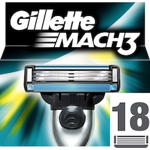 Gillette Mach3 Yedek Başlık 18'li