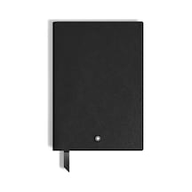 Montblanc Saffiano Deri Siyah Orta Boy Defter 134750
