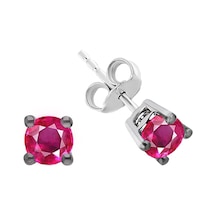 Sirius Pembe Safir Tektaş Küpe 0823E0052