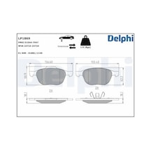 Ford Focus 2 On Fren Balatasi 1.6 2005-2012 Delphı Lp1869