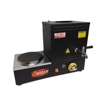 Mizan Tek Demlik 10 Lt. Pleytli Çay Kazanı-Elektrikli (Siyah)