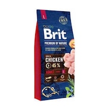 Brit Premium By Nature Adult Büyük Irk Tavuklu Yetişkin Köpek Maması 15 Kg