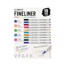 Globox Fineliner Kalem 10 Lu Pp Kutu 3240