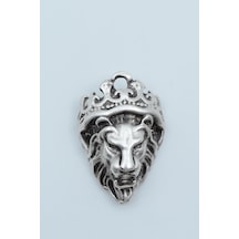 Aslan Kral Örme Zincir Kolye Mavi Aslan Kral Örme Zincir Kolye Mavi