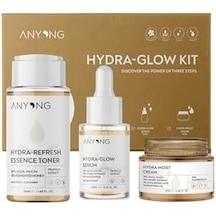Anyong Salyangoz Özü Nemlendirici, Aydınlatıcı, Yatıştırıcı Cilt Bakım Kiti Tonik, Serum, Krem Niacinamide 50 Ml + 12 Ml + 20 Ml
