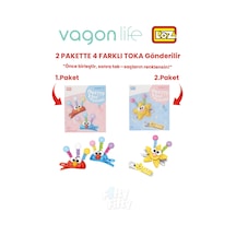 4'lü Saç Toka Seti Önce Birleştir,sonra Tak 2 Paket 4 Adet Gönderilir Yapı Toka Seti Ff 7104-7116