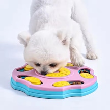 Tineke Orbit Köpek Oyuncağı Mama Bulmaca Yavaş Besleyici Köpek Gıda Dağıtıcı Yavaş Yeme Pembe