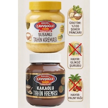 Susamlı Tahin Kreması 330g + Kakaolu Tahin Kreması 330g 16177737