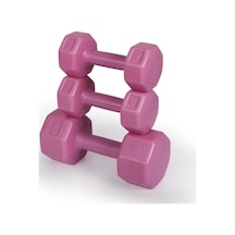 Psspor 3 Set Pembe Renk Dambıl Seti 2 Adet 1kg - 2 Adet 2kg - 2 Adet 3kg Gönderim Yapılmaktadı