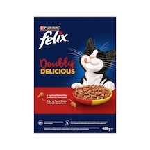 Felix Doubly Delicious Çifte Lezzet Sığır Etli 400 G - 6 Adet Tarı