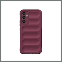 Bezos Samsung Galaxy A15 4g Uyumlu Kılıf Optimum Silikon - Bordo Mmbz
