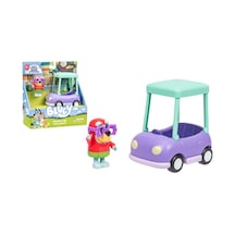 Neco Bluey Buyukannenın Arabası Ve Janet Fıguru