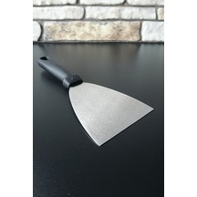 Bakalit Saplı Çelik Spatula-hamur Kesici-kazıyıcı-çevirici-24 Cm-küçük Boy