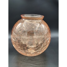 Osmanlı Avize Camı.bal Rengi,grifli,çap:20.00cm-duy Yuvası:10.00c Bal