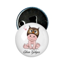Famous Bebek Şekeri Magnet Bebek Mevlüt Hediyelik Isimli Kapak Açacak  (239797774)