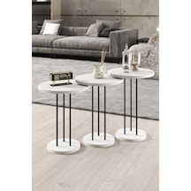 Zigon Sehpa Terra Beyaz