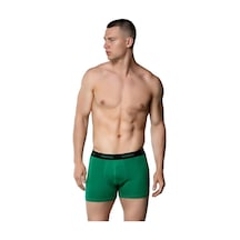 6 Adet Gümüş Erkek Renkli Likralı Spor Boxer 3074 001