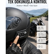 Motosiklet Sürüşleri İçin Bt22 Kask Bluetooth Kulaklık Mikrofonlu Yeni Nesil 93534559