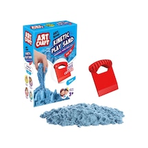 03686 , Aksesuarlı Mavi Kinetik Oyun Kumu 500 Gr