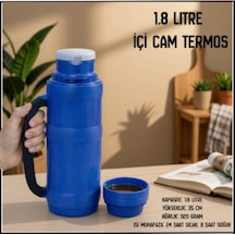Uyguna-yakala Lacivert 1.8 Lt İçi Cam Termos-erm.250 Çok Renkli