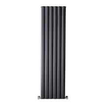 1800mm X 475mm Yüksek Isı Kapasiteli Dekoratif Lilac Dikey Aluminyum Radyatör Antrasit
