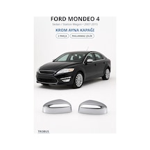 Ford Mondeo 4 2007-2015 Uyumlu Krom Ayna Kapağı 2 Parça Paslanmaz Çelik