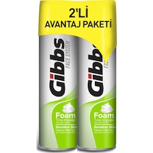 Gibbs Sensitive Tıraş Köpüğü 2 x 200 ML