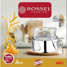 Rossel Premium Fritöz Kızartma Tenceresi 20 Cm Nms-fritöz