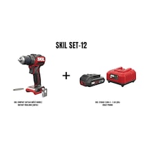 Skil Set-12 Skil Compact 3065CA Akülü Matkap Vidalama + Skil 3136AA 2AH Li + 2.4A Şarj Cihazı Promo