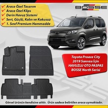 Toyota Proace City Paspas Araca Özel 2019 Derin Havuzlu Bosse North Serisi Toyota Proace City Paspas Araca Özel 2019 Derin Havuzlu Bosse North Serisi
