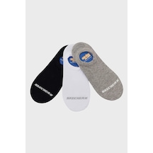 Skechers Pamuklu Logolu 3 Pack Çorap Unisex Çorap S2520314-3474 Beyaz