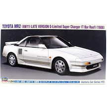 Hasegawa Hc45 21145 1/24 Ölçek, Toyota Mr2 Aw11 Late Version G-limited Super Charger T Bar Roof , Otomobil Plastik Model Kit